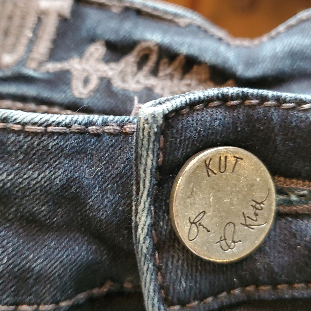 KUT Dark Blue Jeans Size 12 - Picture 11 of 11